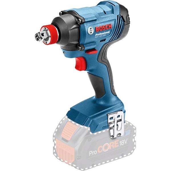 2: Bosch Akku Slagskruemaskine/-Nøgle GDX 18V-180 Professional (solo)