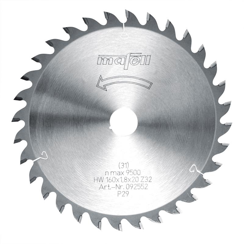 Billede af Mafell Savblad-HM 162mm x 1,2/1,8 x 20 mm