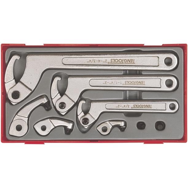 Teng Tools Hagenøglesæt Tthp08 Med 8 Dele