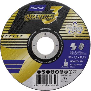 Norton Skæreskive Quantum 3 125X1,0X22 T41