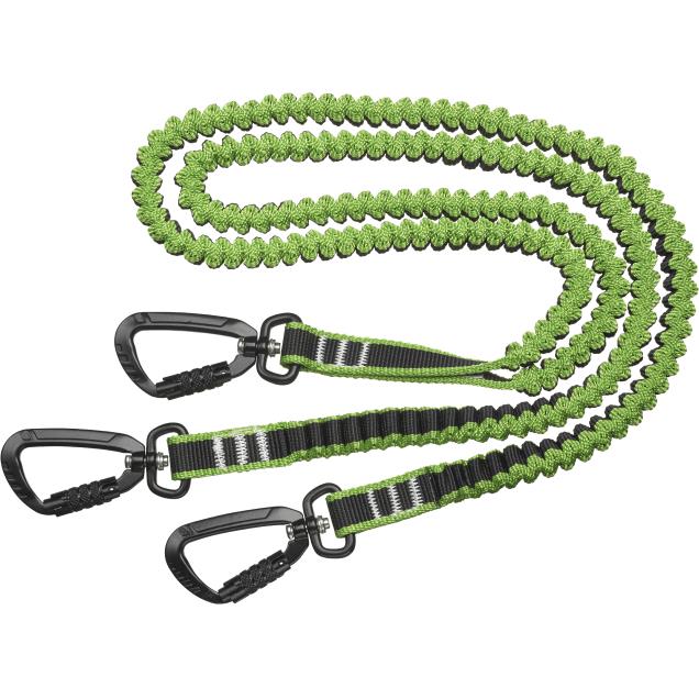 Luna Elastisk strop med 3 karabinhager