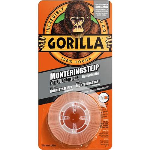 Gorilla Black Mounting Tape - Heavy Duty (1,5 m)