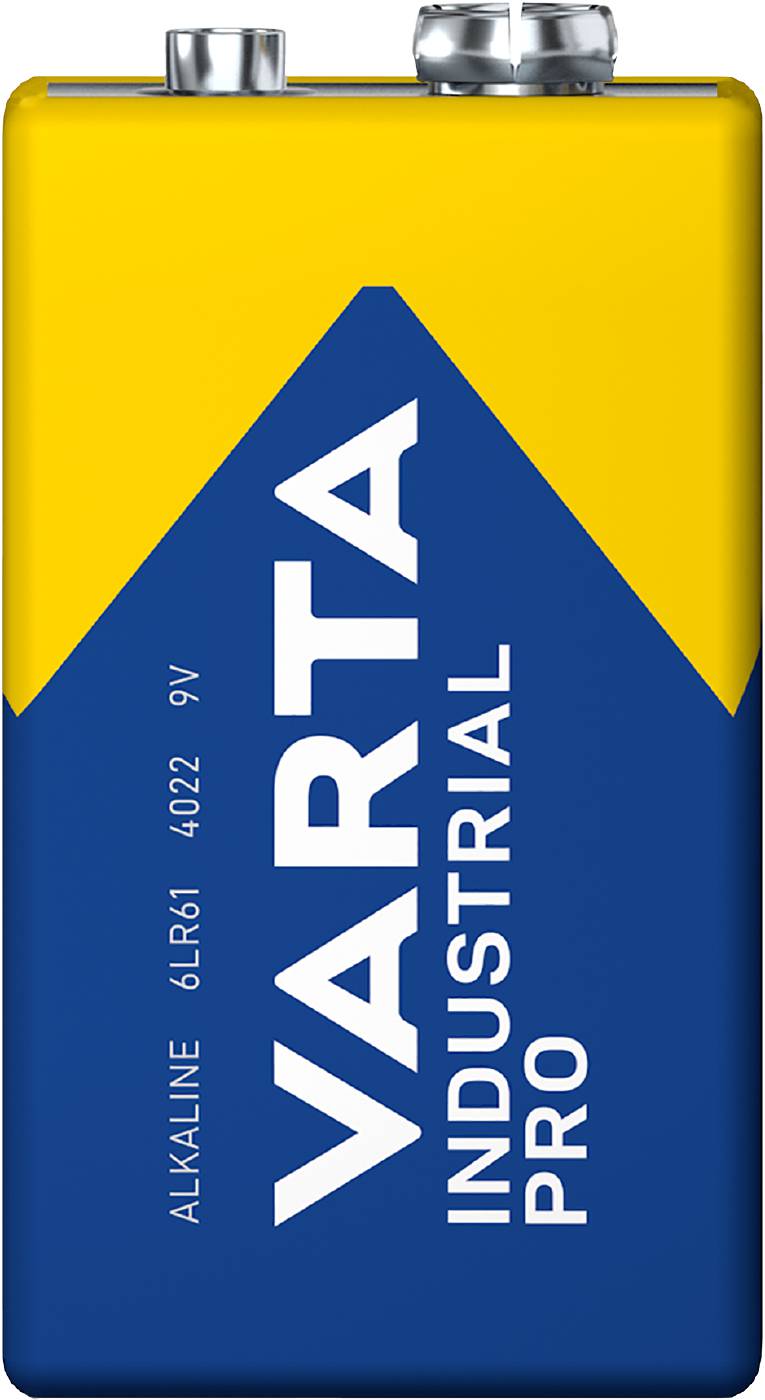 Se Varta batterier Alkaliske E 6LR61 9V Industrial hos Dorch & Danola A/S