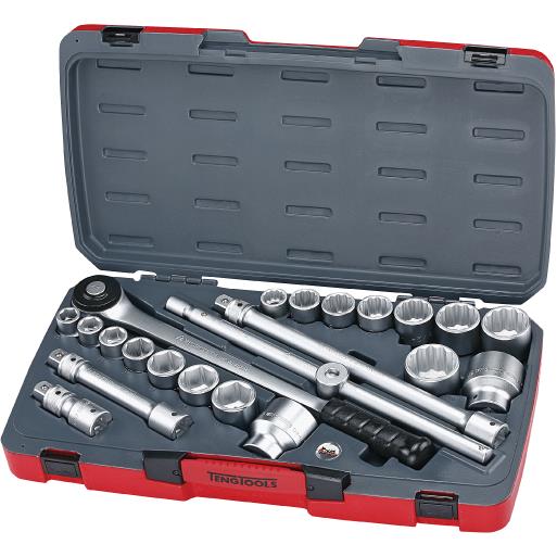 Teng Tools Topnøglesæt 1/2″ T3422S med 22 dele