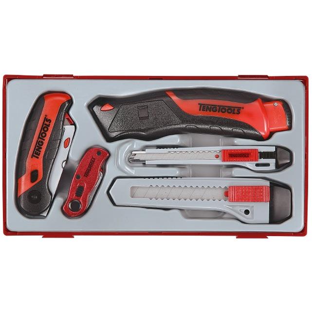 Se Teng Tools Kniv- og knivsbladssæt TTK40 - 40 dele hos Dorch & Danola A/S