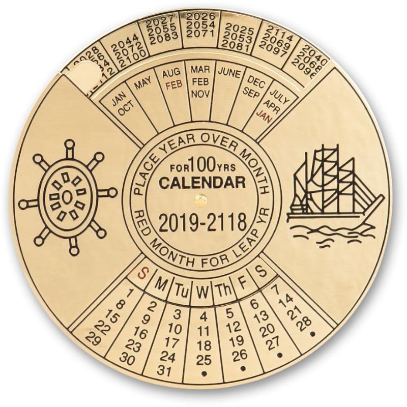 CraftProKits 100 års kalender - Solid Messing