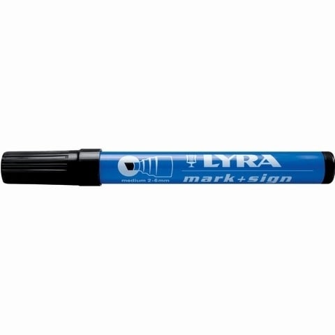 Se Lyra Speedmarker (4010) 2-6mm - Sort hos Dorch & Danola A/S