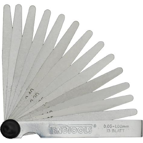 Se Teng Tools bladsøger 0.05-1.00 mm 13 stk. FG13100 hos Dorch & Danola A/S