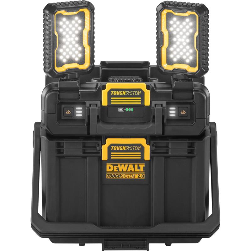 12: Dewalt værktøjskasse åben m/LED lys Tough System 2.0