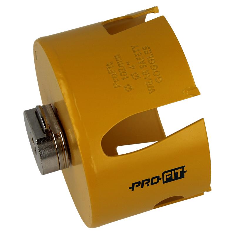 Se ProFit Multi Purpose HM hulsav med adaptor, 102 mm - Wareco hos Dorch & Danola A/S
