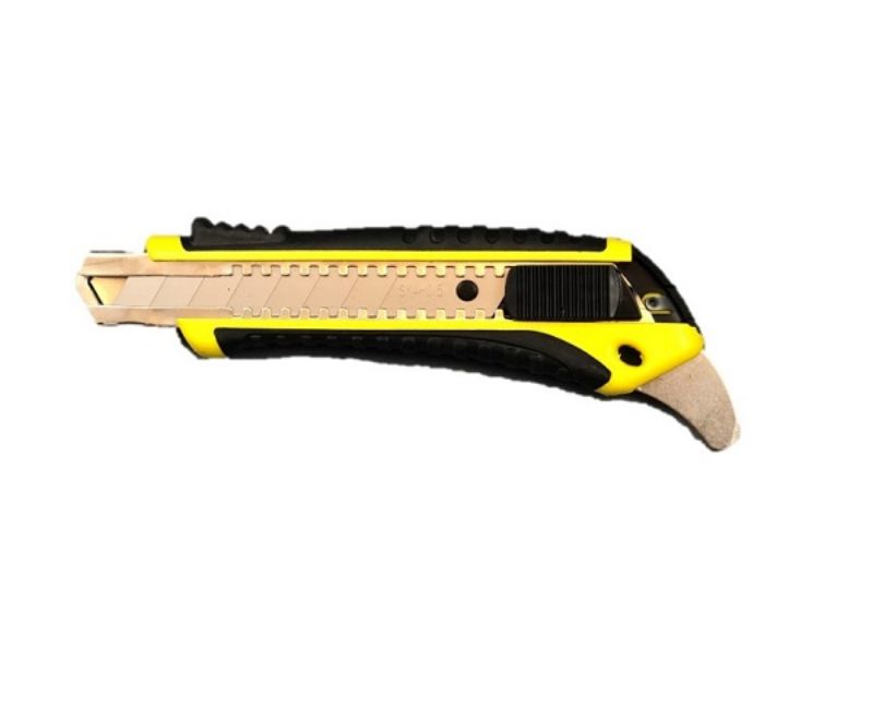 Se Assist kniv m/finne & autolås 18mm I sorte blade SK4 hos Dorch & Danola A/S