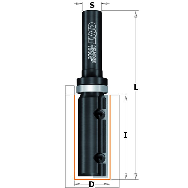 CMT VP Overfræsebor 19×48,3 K12 Z1