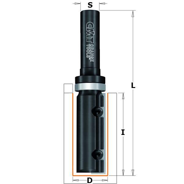 Billede af CMT VP Overfræsebor 19x48,3 K12 Z1