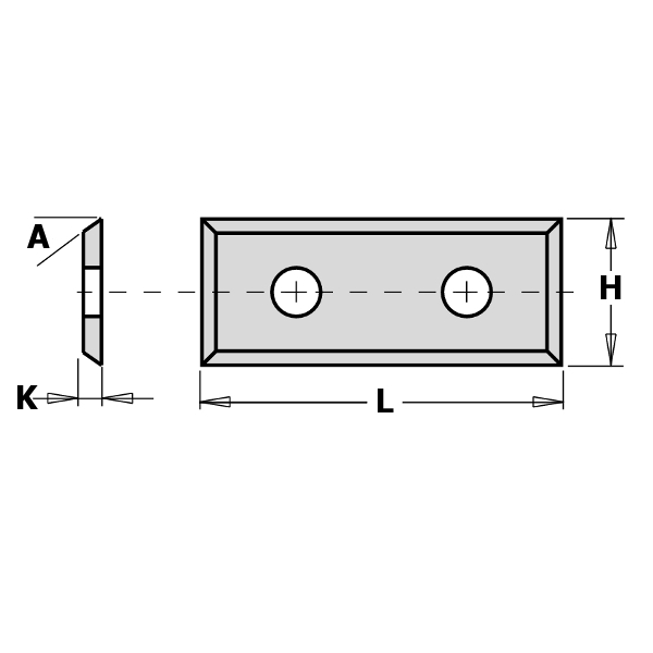 #2 - CMT Vendeplatte  29,5x 9x1,5 CMT - 790.295.09