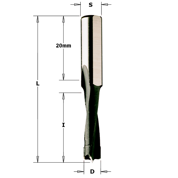 #2 - CMT Dyvelbor HM 12x30/58 K8 H uf