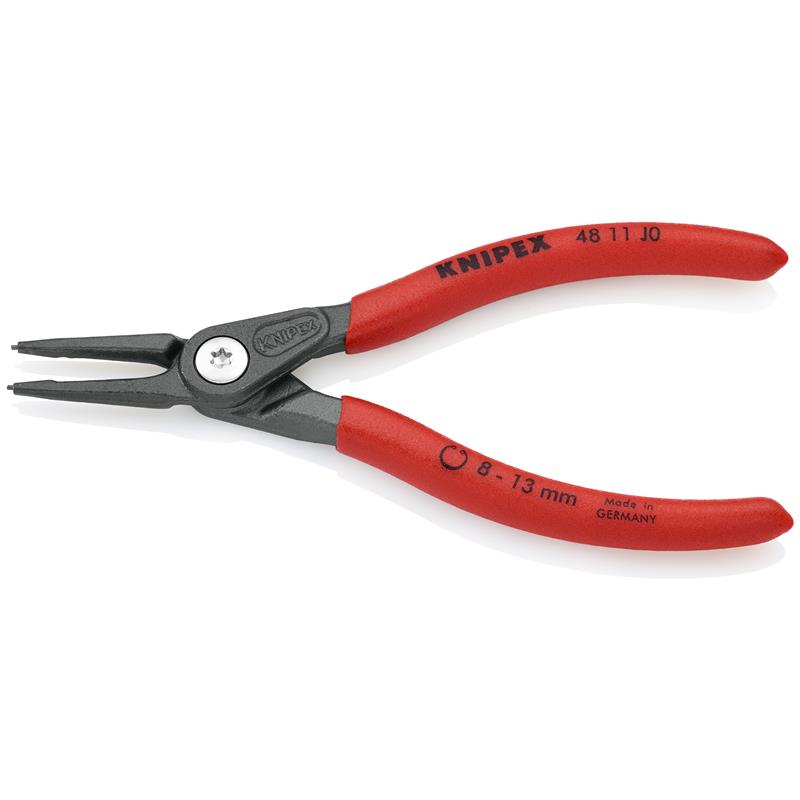 Billede af Knipex Præcisions-låseringstang til indvendige ringe i boringer grå atramenteret, betrukket med skridhæmmende kunststof 140 mm