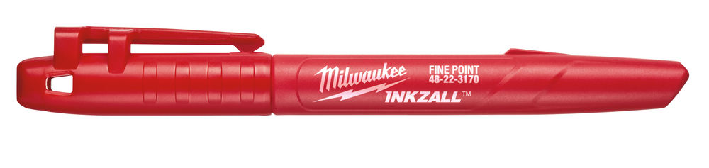 5: Milwaukee Permanent Marker Spids, Rød