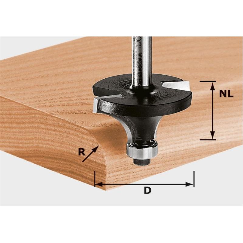 Se Festool Staffræser HW, skaft 8 mm HW S8 D20,7/R4 KL hos Dorch & Danola A/S