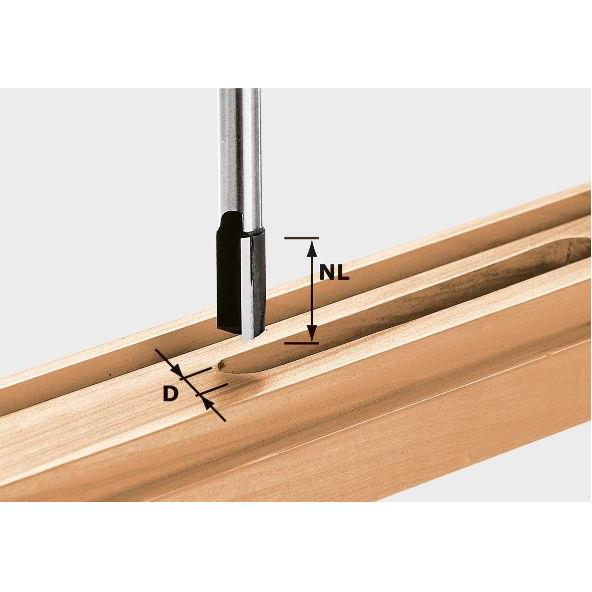 Billede af Festool Notfræser HW, skaft 12 mm HW S12 D16/45