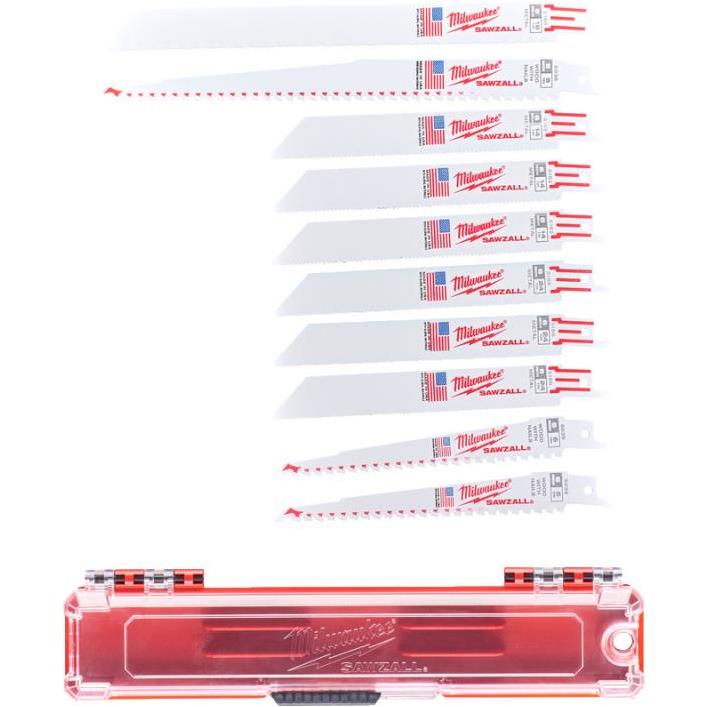 Se Milwaukee Bajonetsavblad Sæt boks 10p hos Dorch & Danola A/S