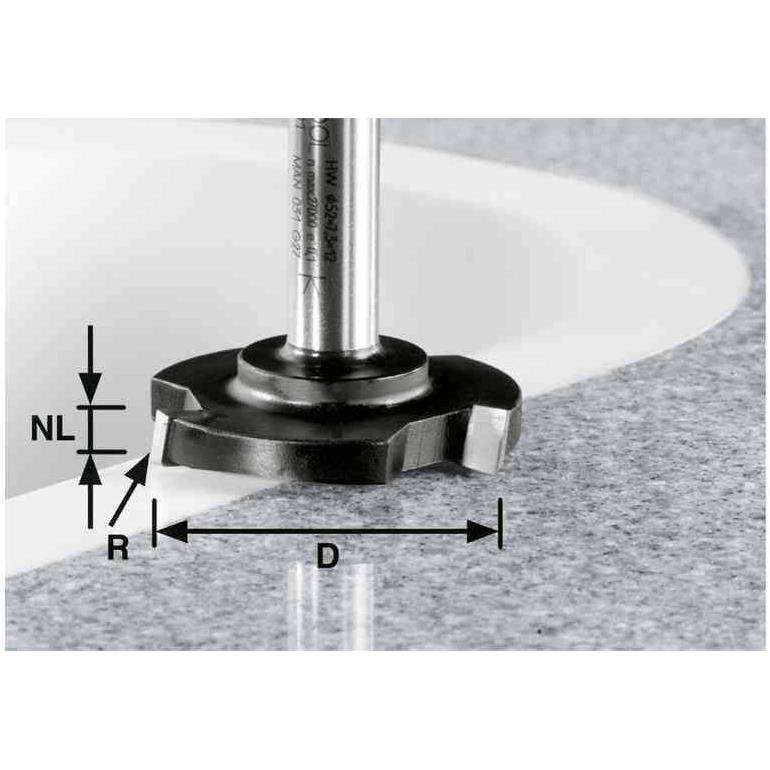 Festool Profilfræser HW 12 mm til præcise overflader