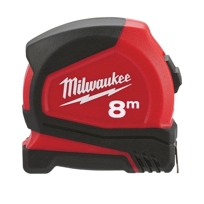 Milwaukee Kompakt Pro Målebånd C8/25 8m Magnetfri