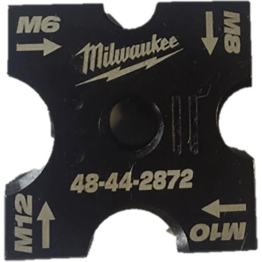 Milwaukee skærebakke gevind M6 - M12