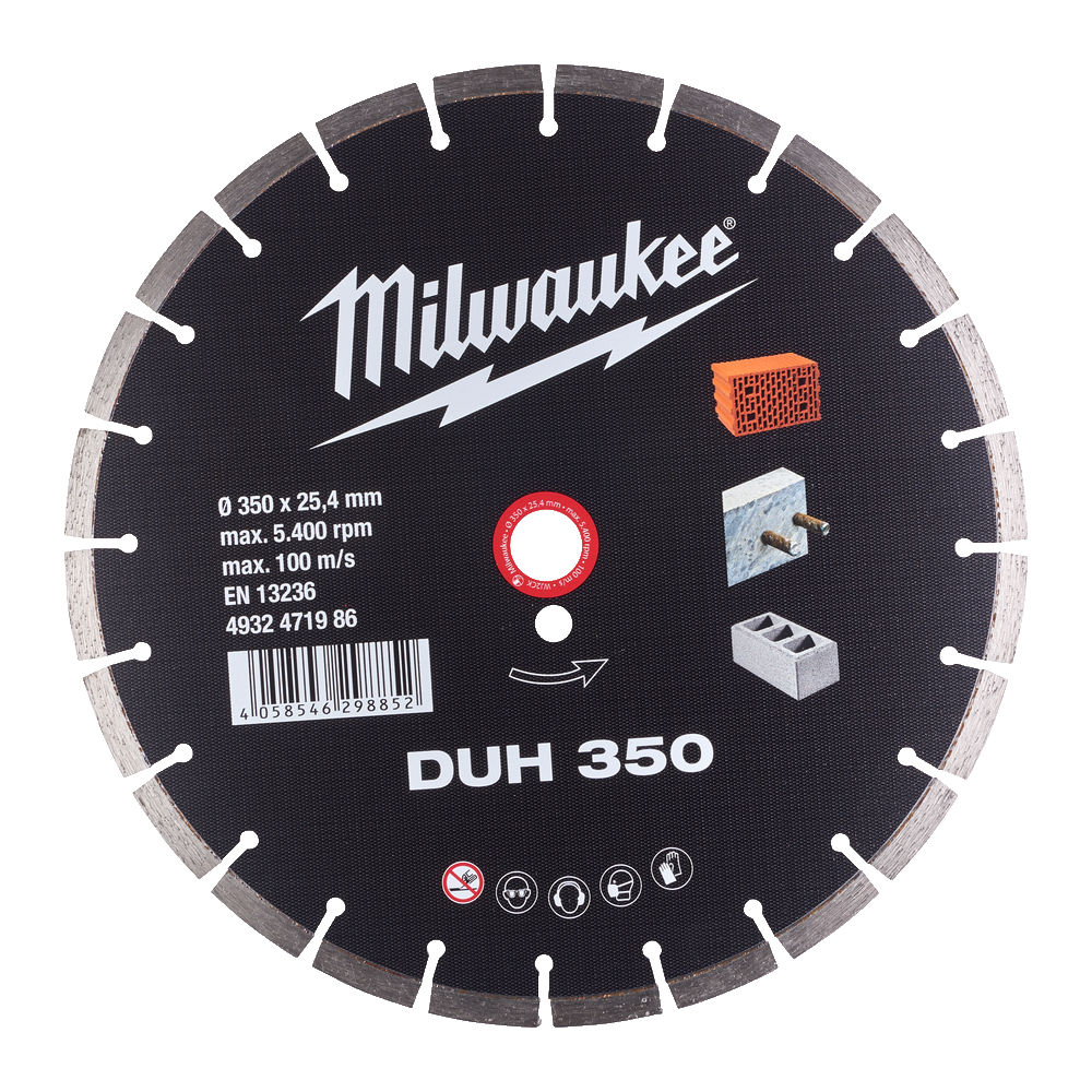 Milwaukee Diamantskive DUH350mm