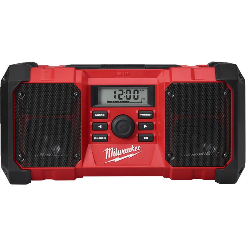 Milwaukee arbejdsradio med AM/FM-tuner M18 JSR-0