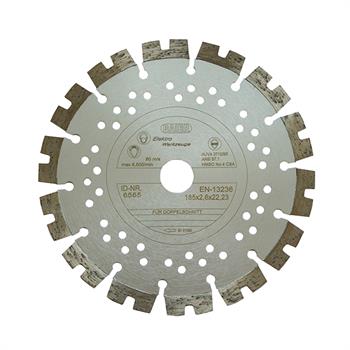 4: Baier diamantskive ø185mm uni Orginal Baier sølv allround skive 185 mm til rilleskærer