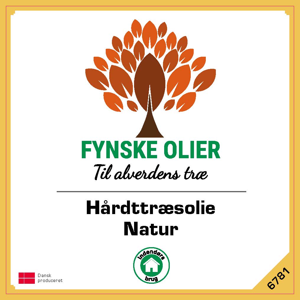 Hårdttræsolie Natur 5 LiterHårdttræsolie fra Fynske Olier er en udendørs naturolie til grunding, opfriskning, pleje eller slutbehandling af alle udvendige overflader i hårdttræ. Hårdttræsolien kan anvendes på alle overflader af træ såsom jatoba, ipé, nyat