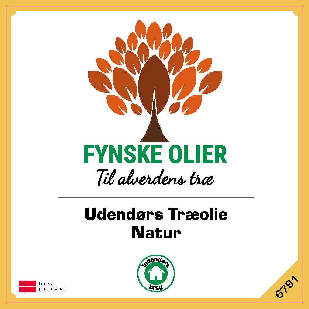 Fynske Olier Udendørs Træolie - Natur 1 Liter 6791