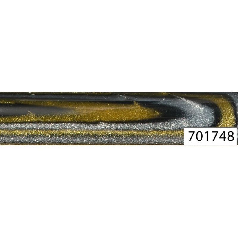 Se CraftProKits Guld, Sølv & Sort Polyesterblok - Rund - 150 x 20 mm hos Dorch & Danola A/S