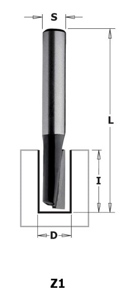 Overfræsebor HM  6×16/51 K8 C