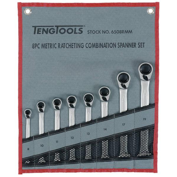 Teng Tools Skraldenøglesæt 6508RMM