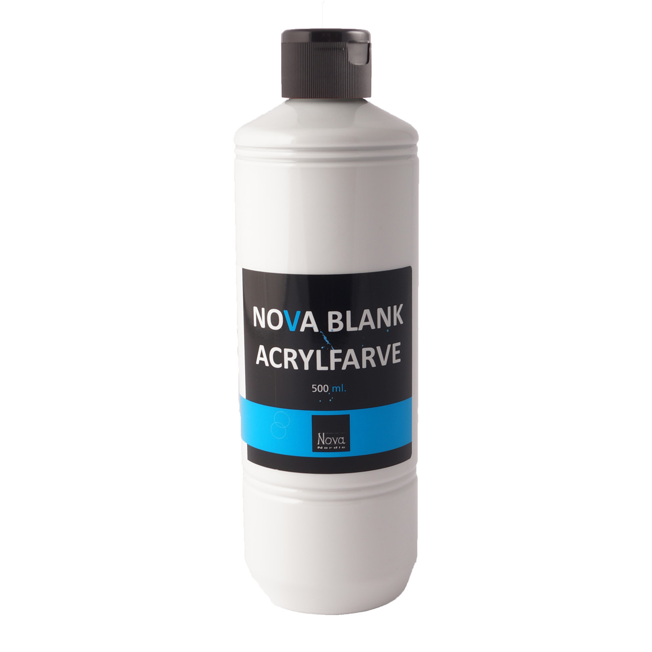 Nova akrylmaling blank 500 ml. Hvid
