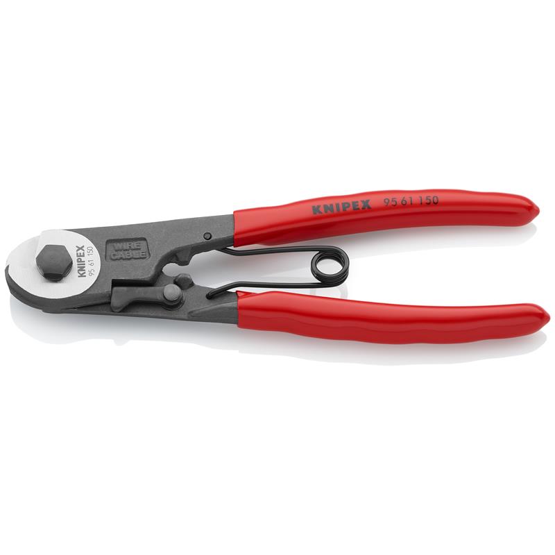 Billede af Knipex Bowden kabelsaks sort atramenteret, betrukket med kunststof 150 mm