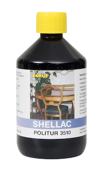 Se Borup Kemi shellac politur 3510, 1/2 L hos Dorch & Danola A/S