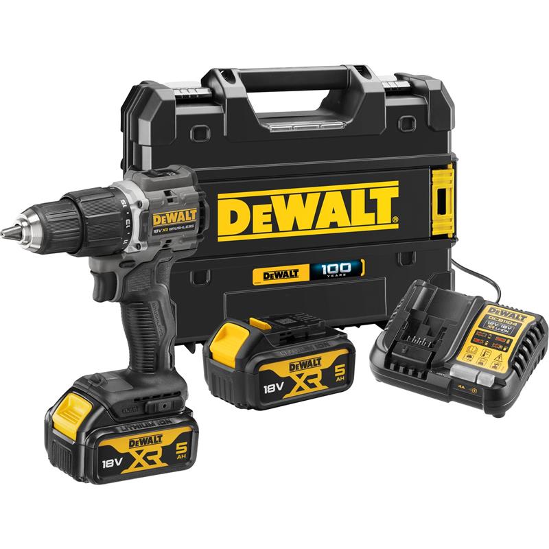 Billede af DeWalt 18V Slagboremaskine 2x5ah, TSTAK