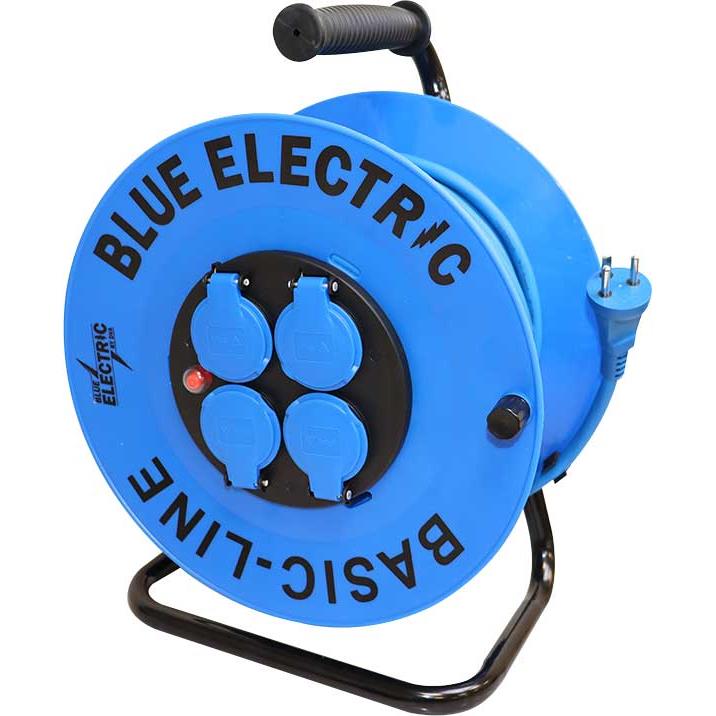 Billede af Blue electric kabeltromle Basicline - 25 m