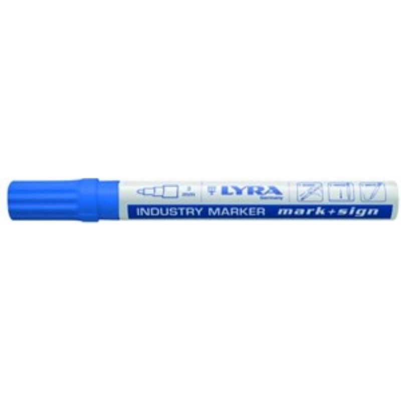 Billede af Lyra Industri Marker, 3 mm | Blå hos Dorch & Danola A/S