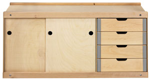 Sjöbergs skab 0042 for høvlebænk Nordic Plus 1450