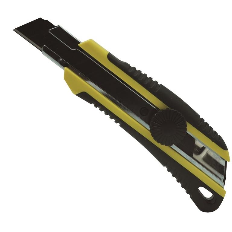 Se Assist 18 mm kniv m/skrue og ergogreb. Sorte blade SK2 hos Dorch & Danola A/S
