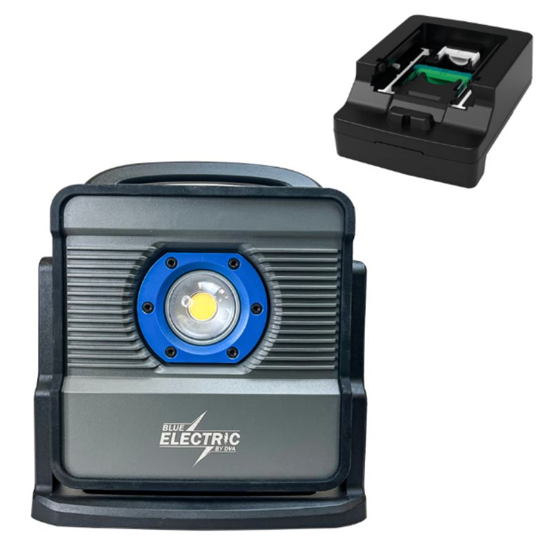 Billede af Blue Electric +plus Line Hybrid arbejdslampe 40w incl adapter