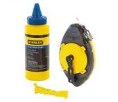 STANLEY® 30m Powerwinder Kridtsnorssæt - Kridstsnor, 113g Blå Kalk og Vaterpas DW-0-47-465