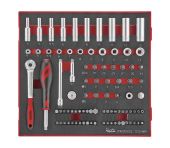 Teng Tools topnøglesæt TED1489 med 89 dele 1/4" 238240105