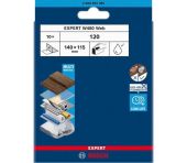 Slibeark web W480 K120 115x140mm 10 stk 2608902385