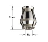 CMT Spændebøsning 6 mm 124.060.00