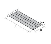 CMT Vendeplatte 80,5x 5,5x1,1 2 Stk 790.805