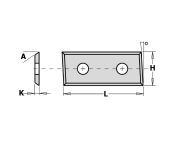 CMT Vendeplatte 48,3x12x1,5 3° CMT 790.483.12